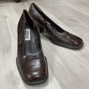 Alley Women’s Vintage Worthington Soft Collection Brown-Black Leather Size 6M